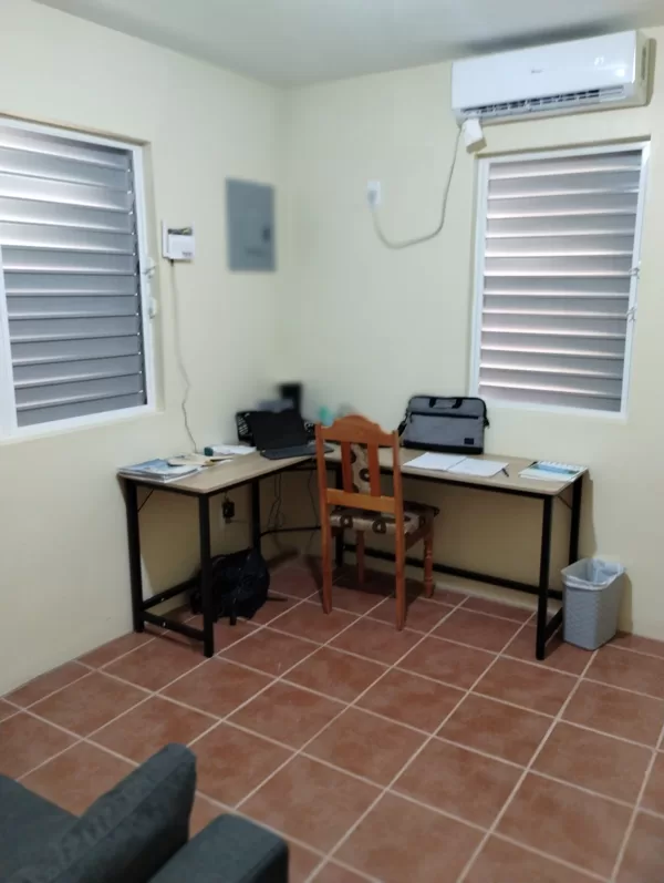 My work space along and second bedroom when needed.